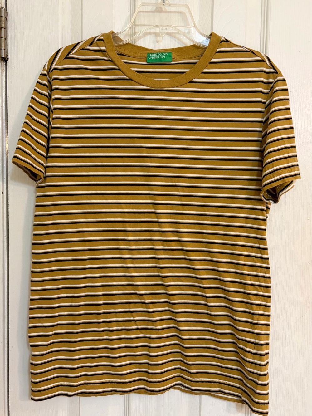 Vintage Men’s United Colors of Benetton Striped Tee Size M